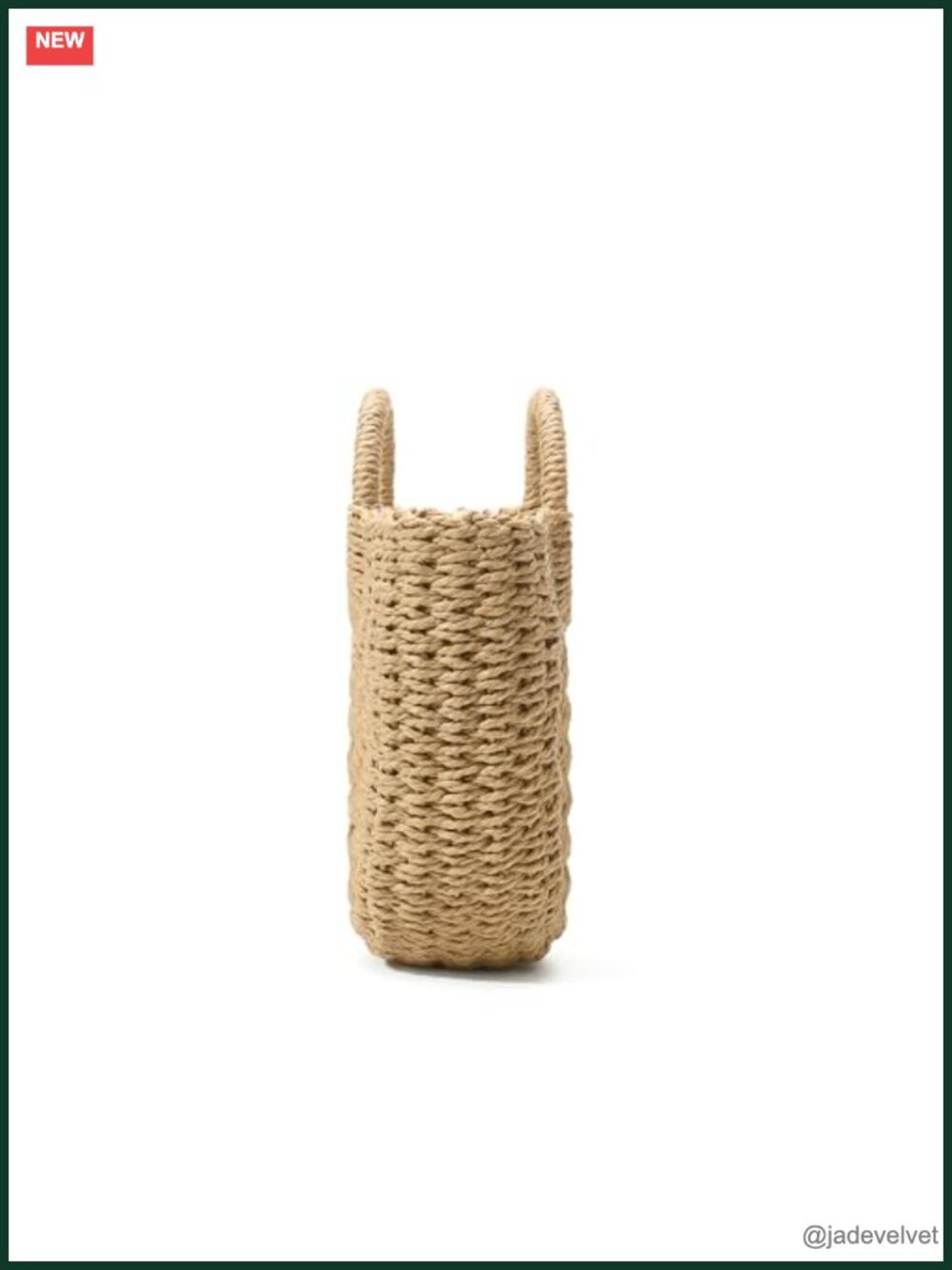 Straw Beach Tote Bag with Crossbody Strap Handwoven Rattan Summer Travel Bag - Picture 5 of 6